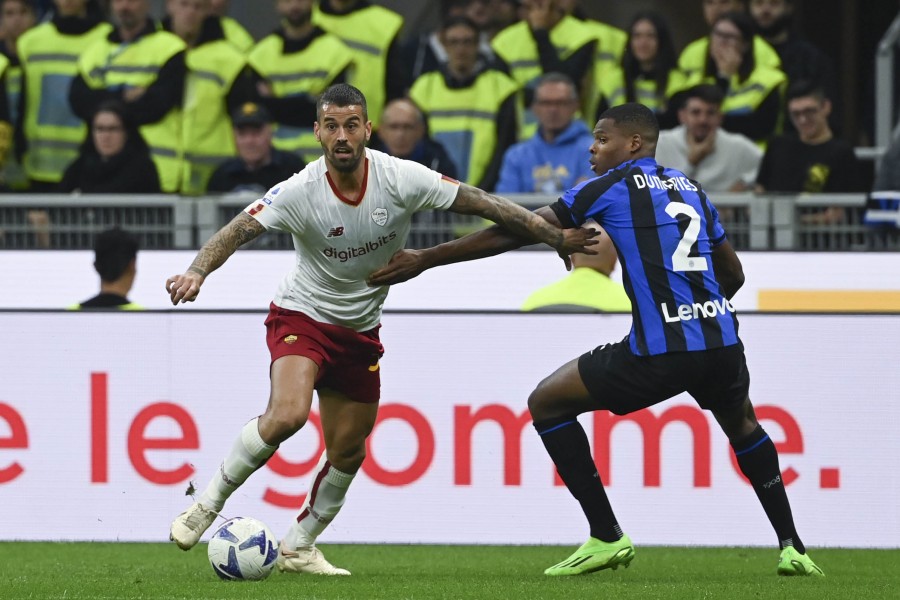 Spinazzola in campo a San Siro contro l'Inter