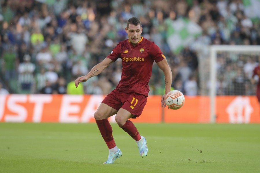 Belotti durante una partita della Roma