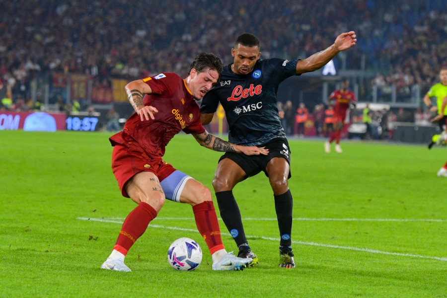 Nicolò Zaniolo in Roma-Napoli