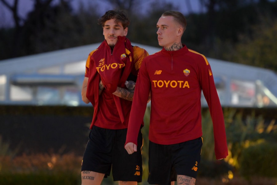 Rick Karsdorp con Zaniolo