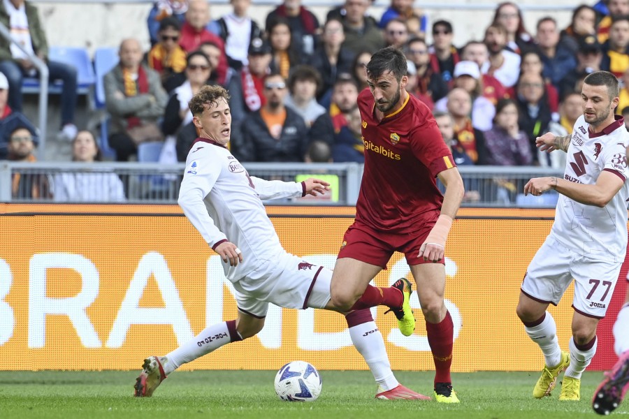 Cristante in Roma-Torino