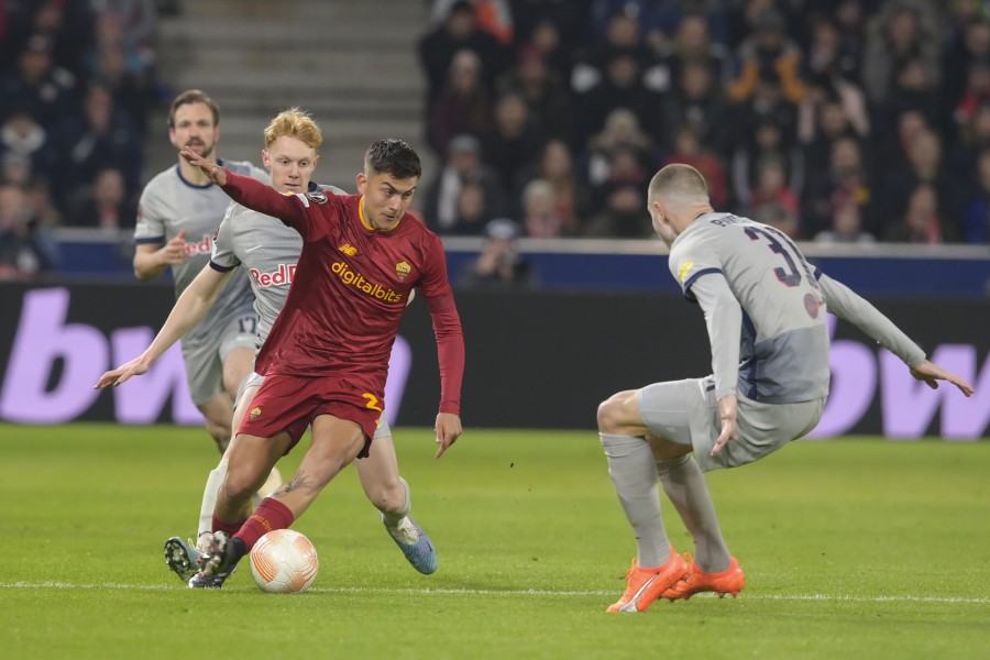 Paulo Dybala durante Salisburgo-Roma