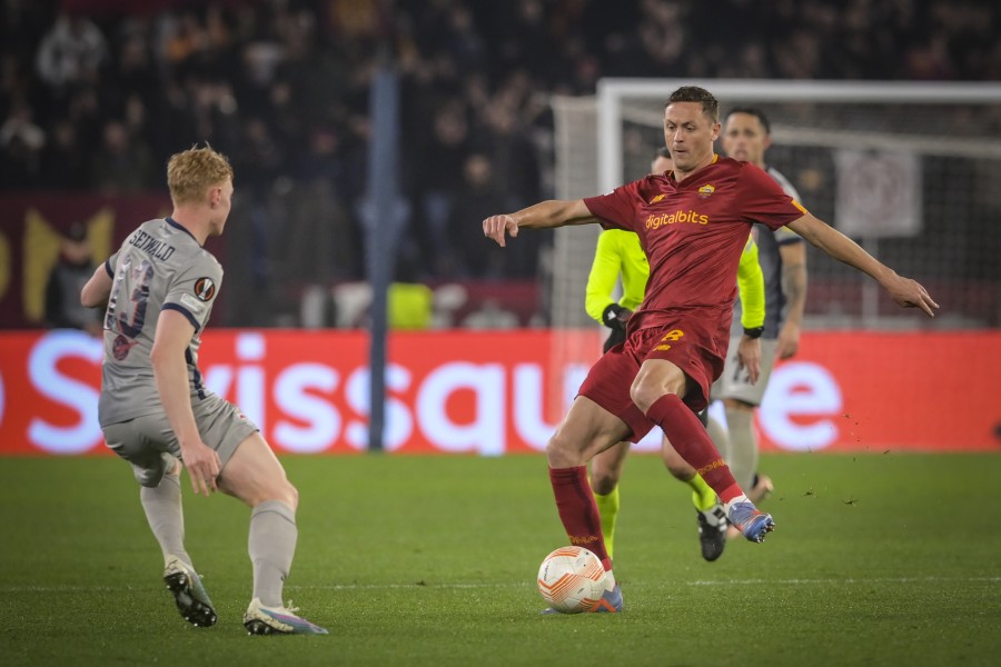 Nemanja Matic durante Roma-Salisburgo