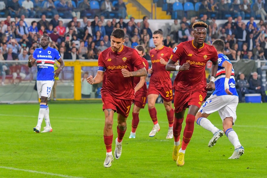 Pellegrini dopo il gol alla Sampdoria