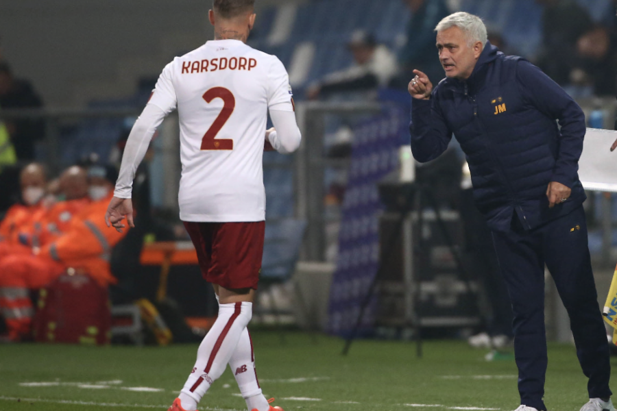 Karsdorp e Mourinho contro il Sassuolo