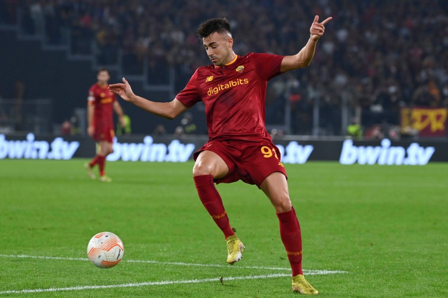 Stephan El Shaarawy durante una partita della Roma