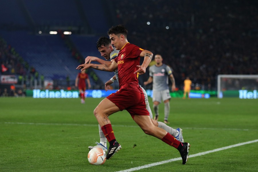 Paulo Dybala durante Roma-Salisburgo