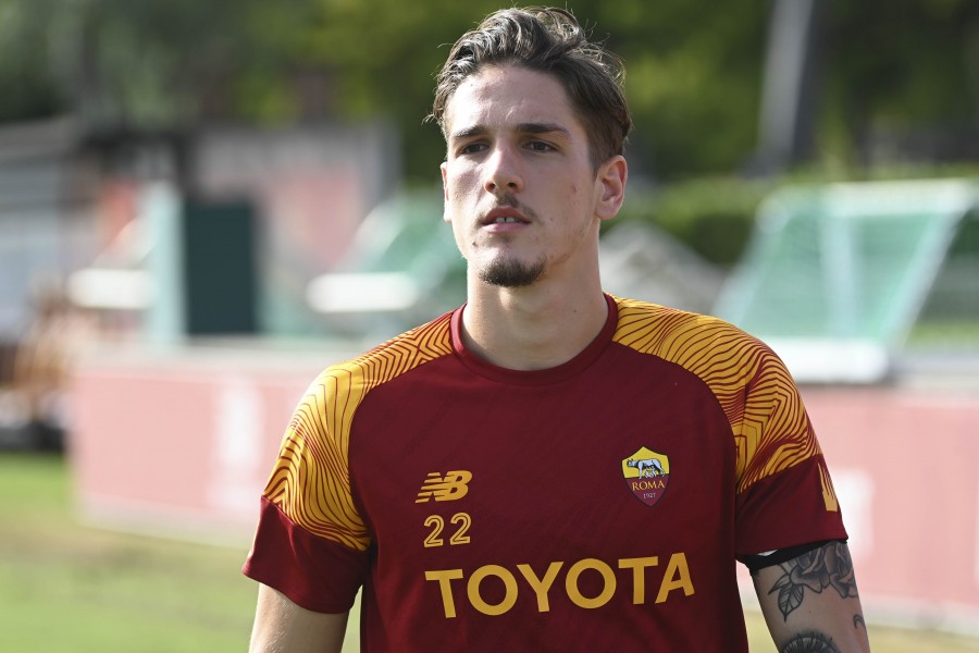 Zaniolo a Trigoria