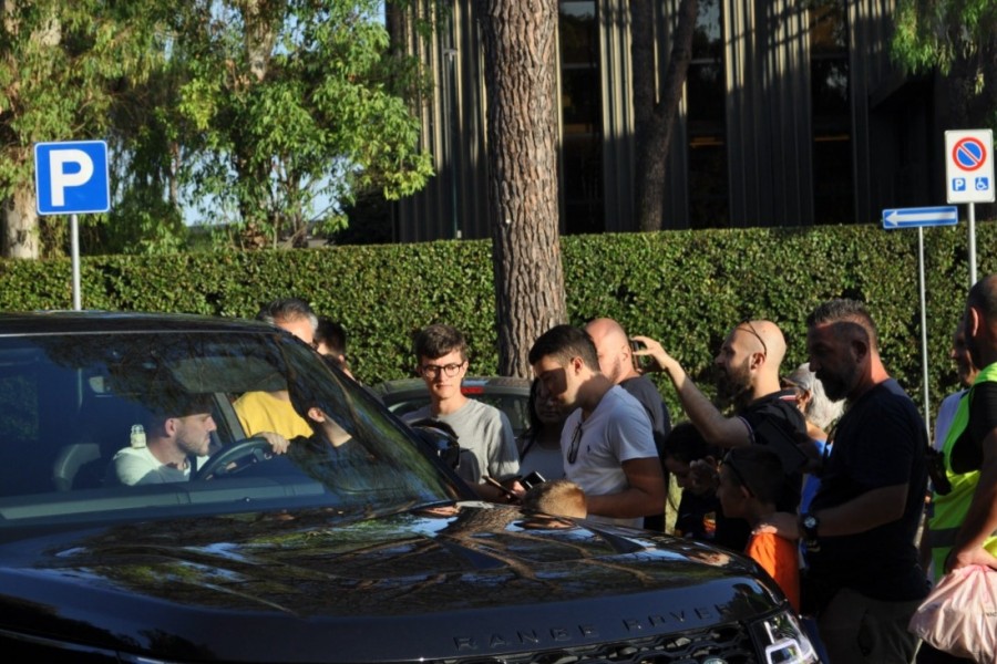 Veretout a Trigoria 