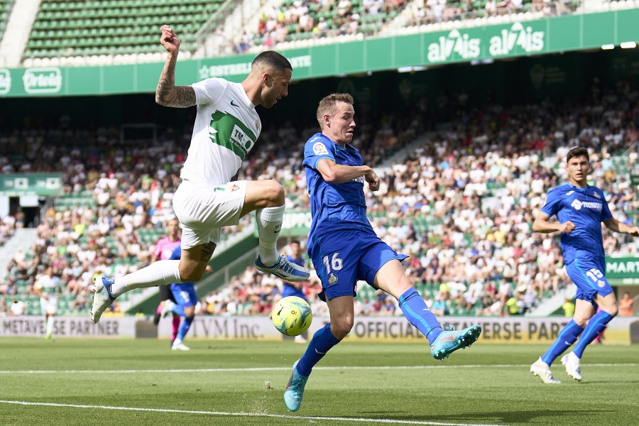 Jakub Jankto in campo con il Getafe