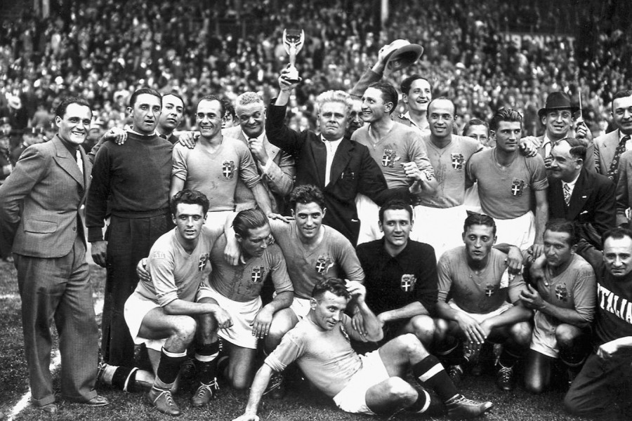 L'Italia festeggia la vittoria del Mondiale del 1938