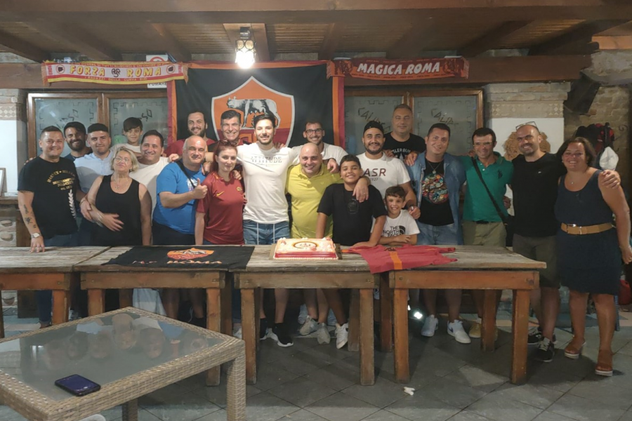 Una foto dei membri del Roma Club Attilio Ferraris 