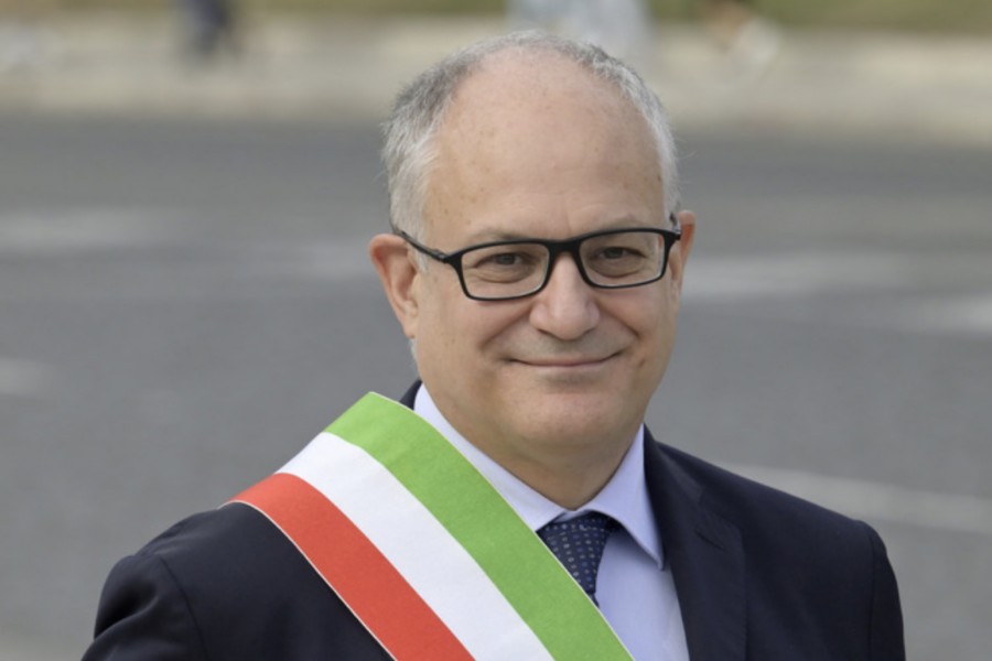 Una foto del sindaco di Roma Gualtieri
