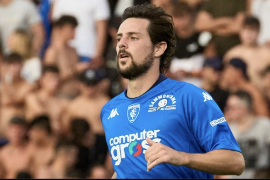 Mattia Destro con la maglia dell'Empoli