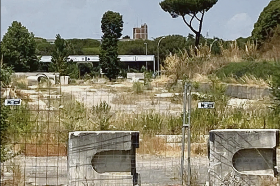 L’area di Pietralata dove i Friedkin vogliono costruire il nuovo stadio