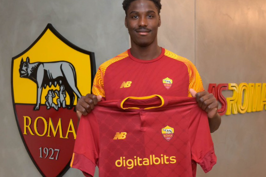 Brian Silva con la maglia della Roma