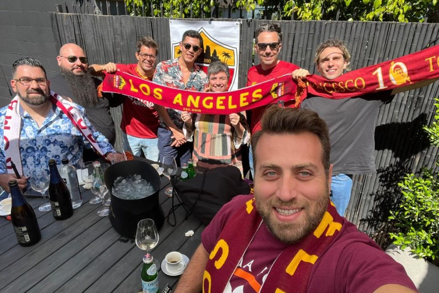 Some of the members from Roma Club Los Angeles