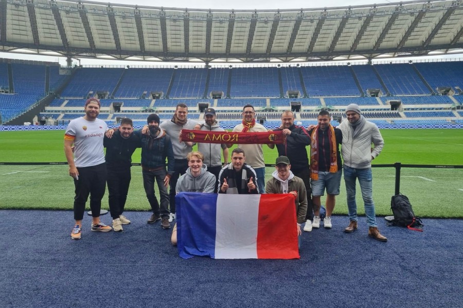 Tifosi francesi a Roma