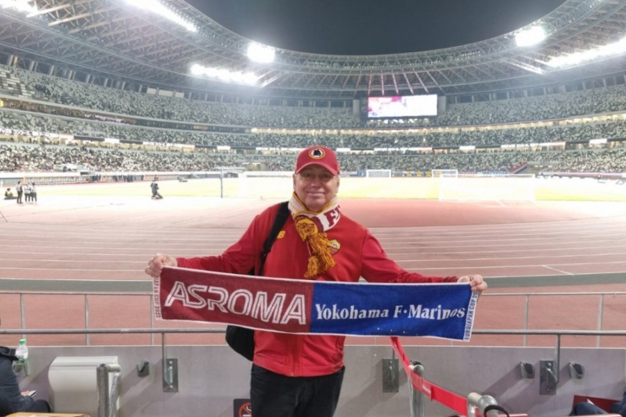 Yuha Ahtinen in Tokyo's stadium