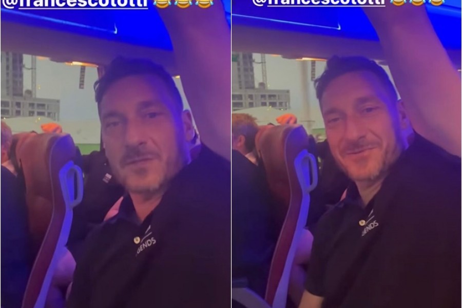 Totti nella story pubblicata da Materazzi