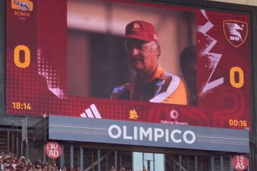 Il ricordo di Carlo Mazzone allo Stadio Olimpico