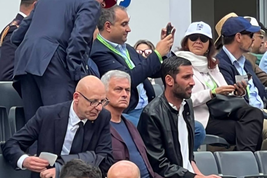 José Mourinho presente alla finale degli Internazionali di Roma