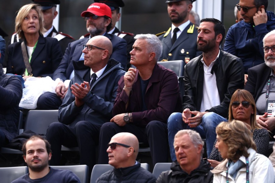 José Mourinho alla finale degli Internazionali di Roma