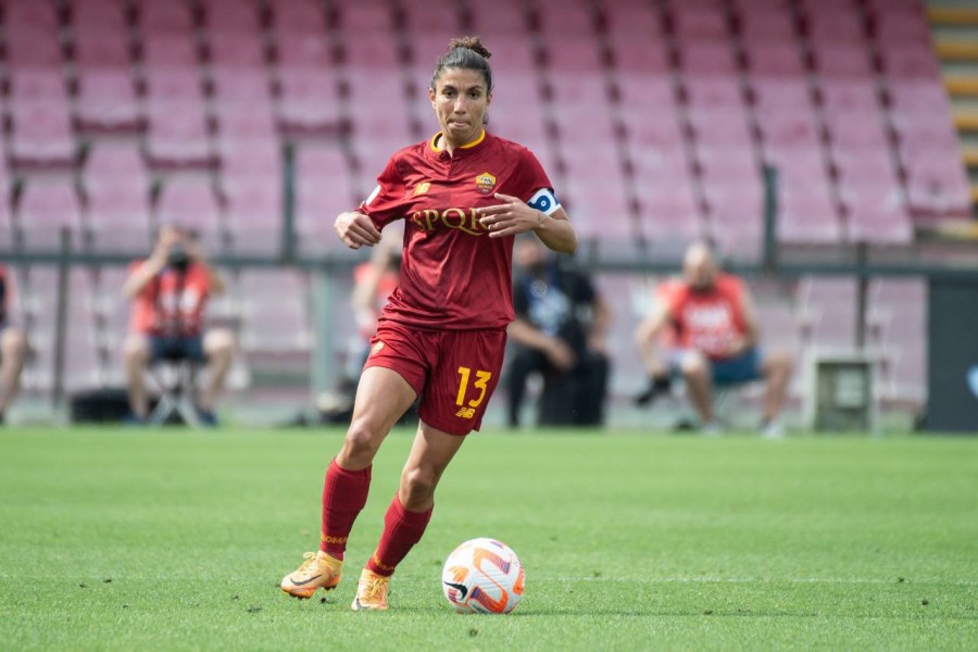 Elisa Bartoli durante Juventus-Roma di Coppa Italia