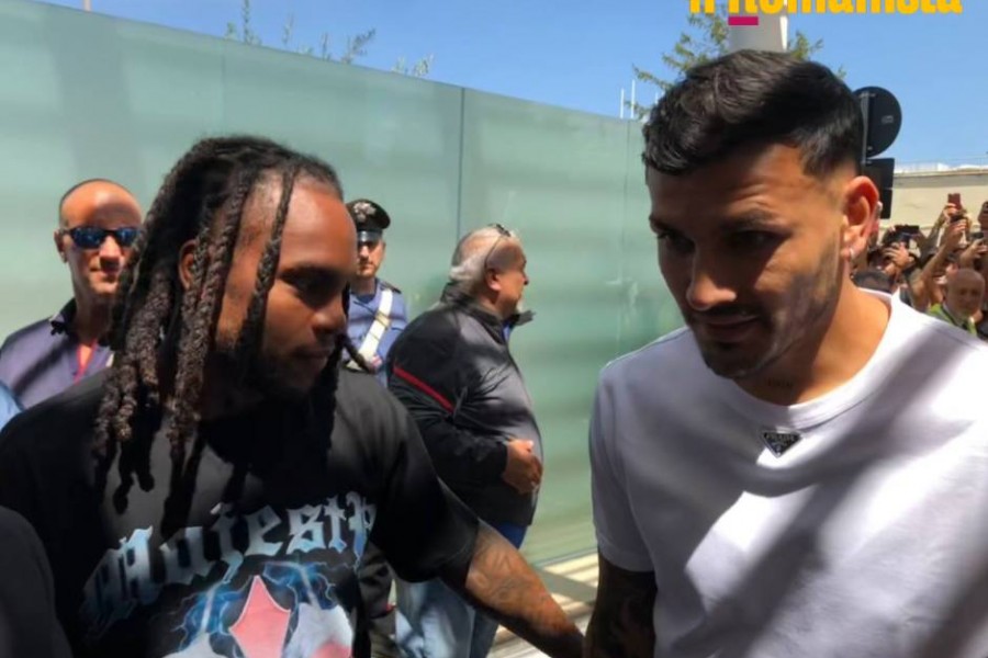 Renato Sanches e Leandro Paredes a Ciampino