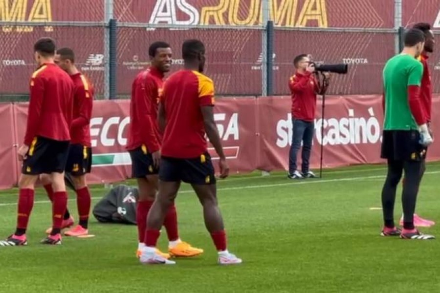 Allenamento della Roma