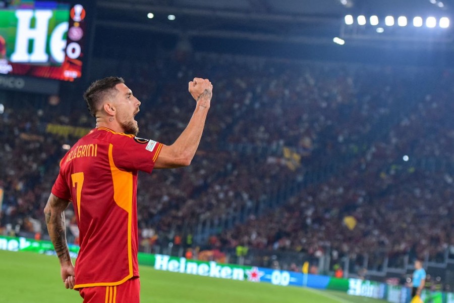 Lorenzo Pellegrini durante Roma-Servette