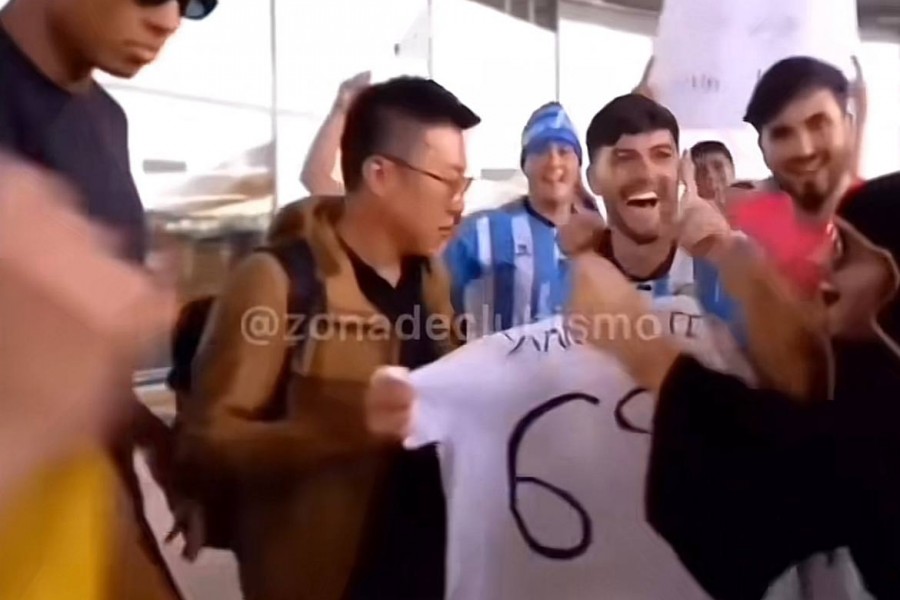 Tifosi del Malaga in Aeroporto