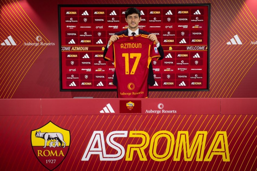 Azmoun con la maglia della Roma