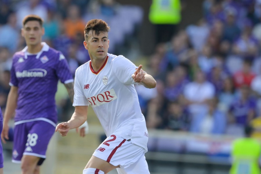 Stephan El Shaarawy esulta dopo la rete alla Fiorentina