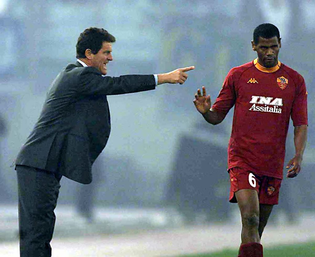 Fabio Capello e Aldair a colloquio