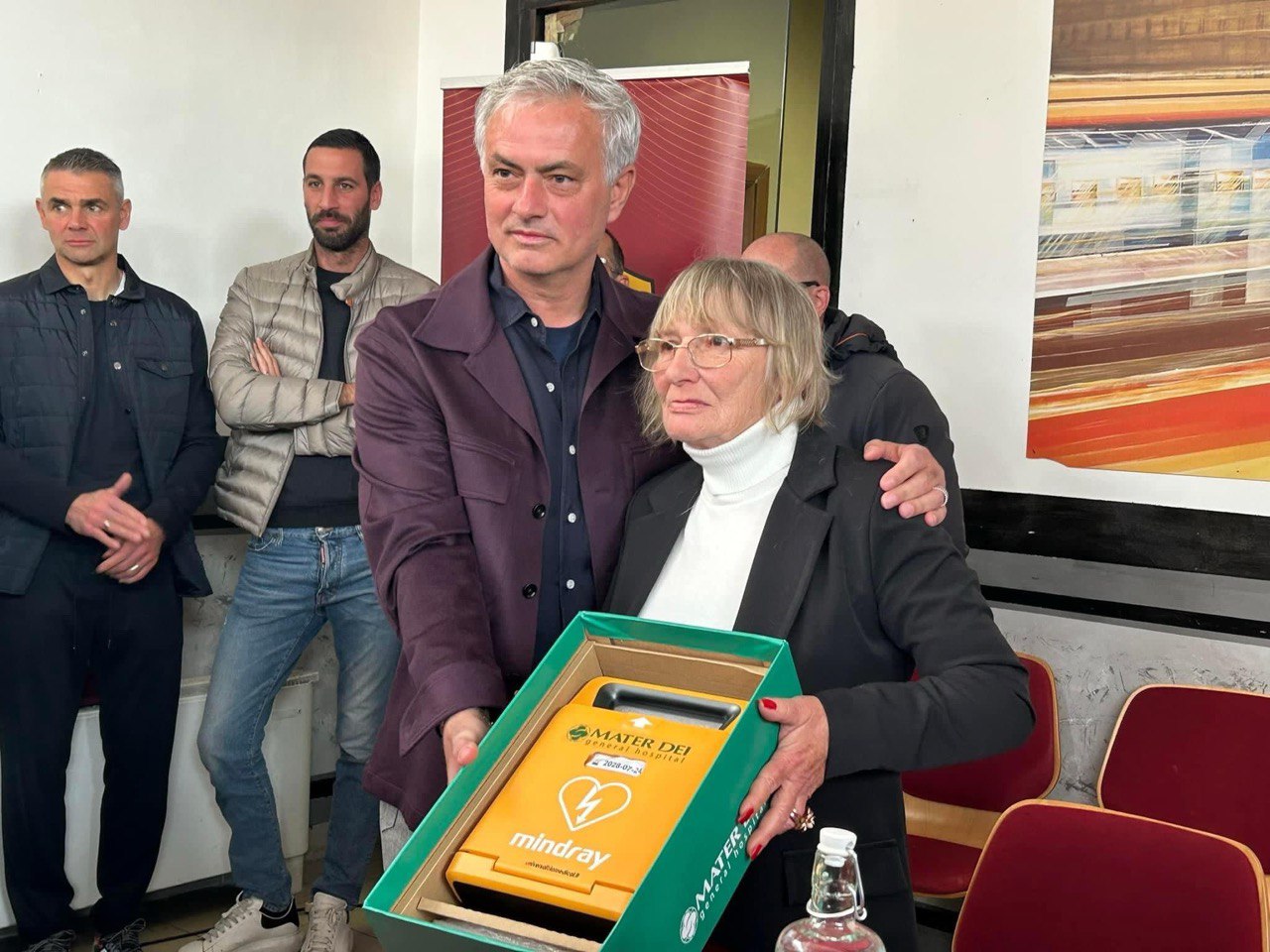 José Mourinho presente all'evento presso l'Associazione Caletto