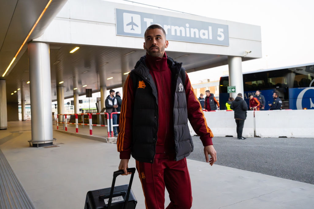 Spinazzola in aeroporto