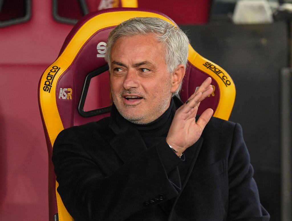 L'ex allenatore della Roma José Mourinho