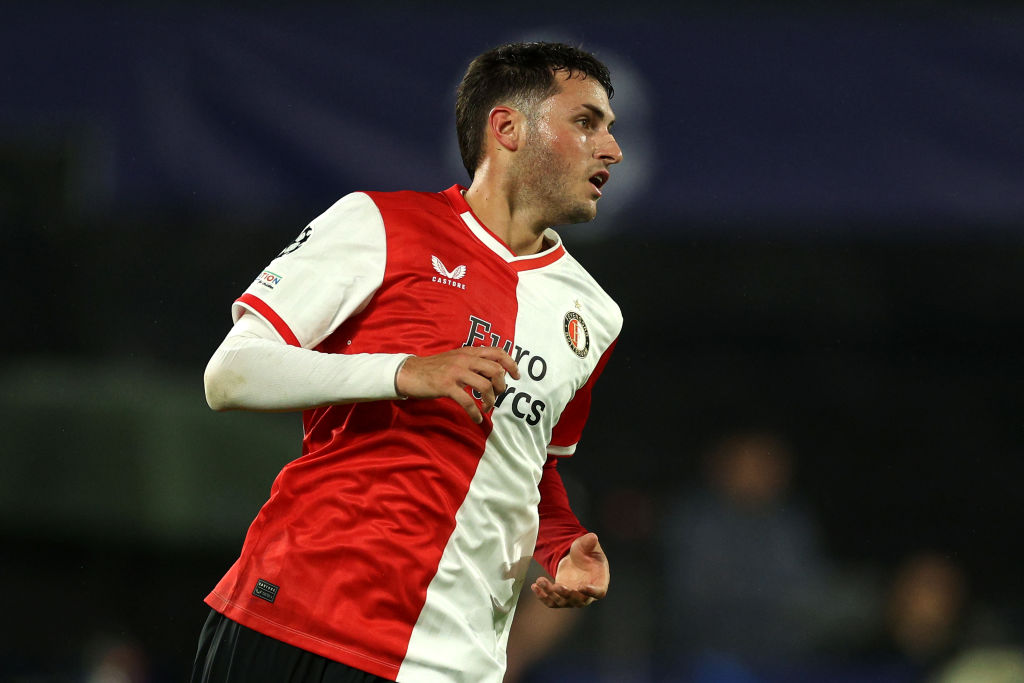 Gimenez in campo col Feyenoord