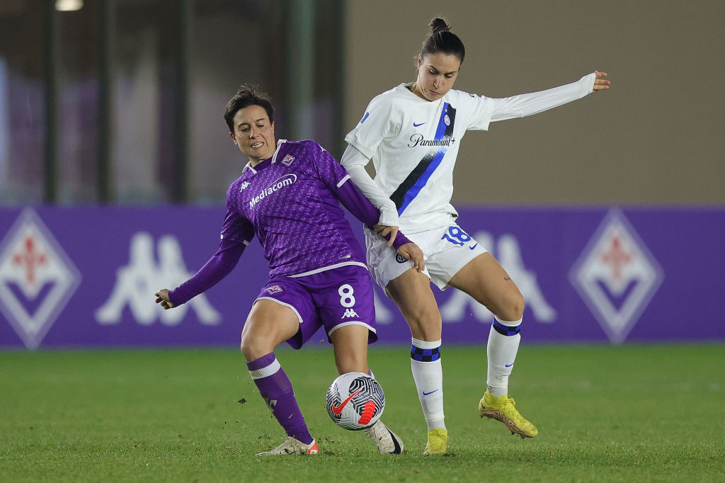 Maria Pandini con la maglia dell'Inter