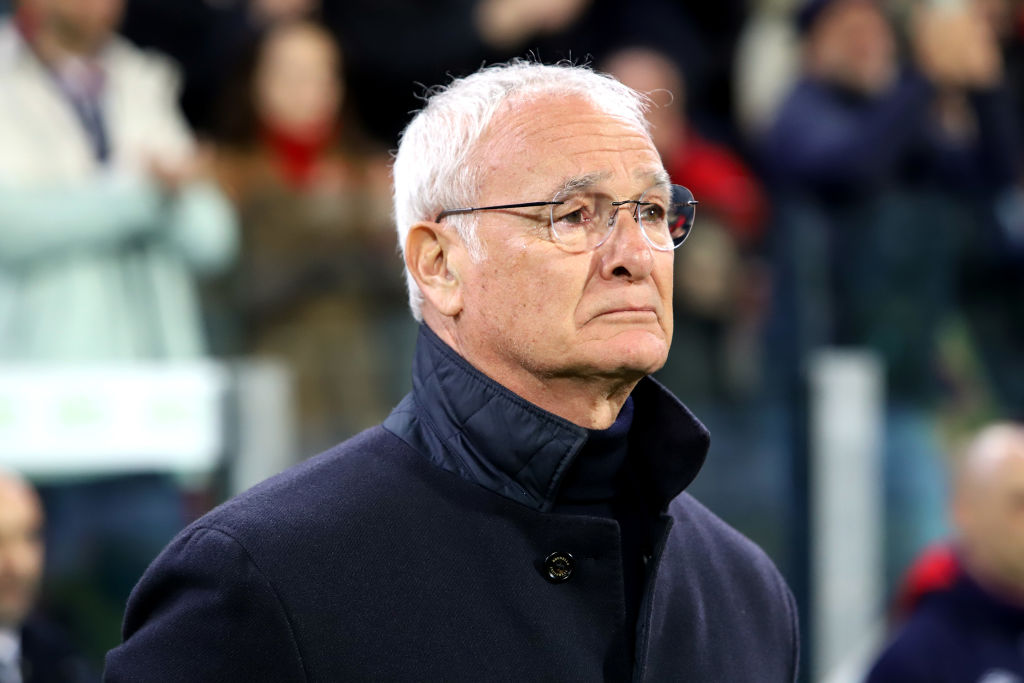 Ranieri durante la sfida tra Cagliari e Torino