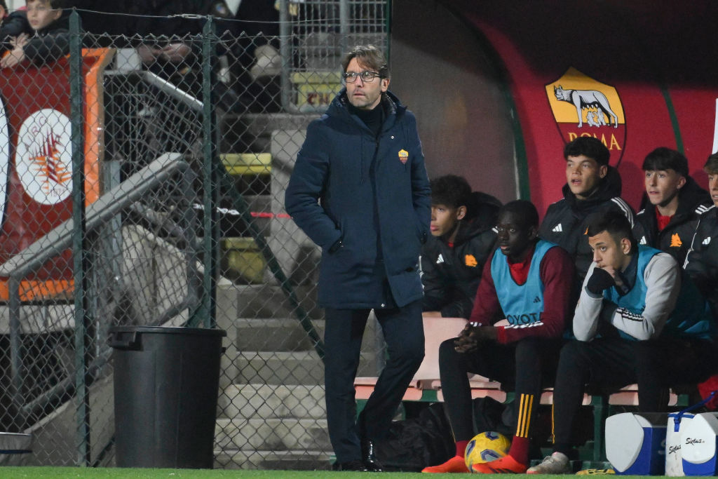 Federico Guidi durante Roma-Fiorentina 