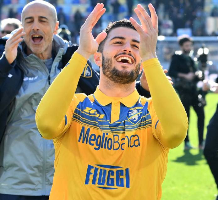 Bonifazi con la maglia del Frosinone