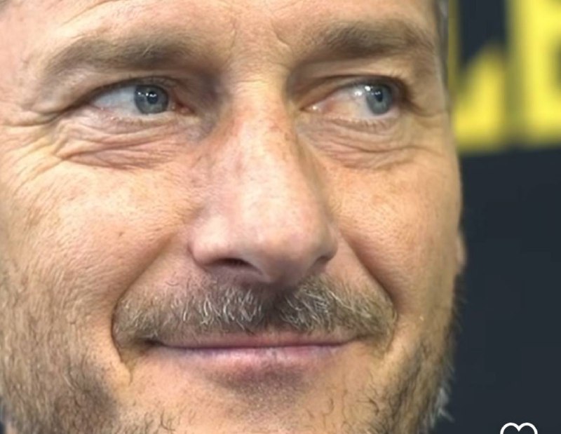 Francesco Totti nell'intervista a Rai Sport