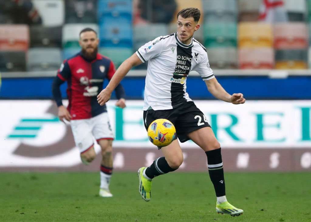 Samardzic in azione con l'Udinese