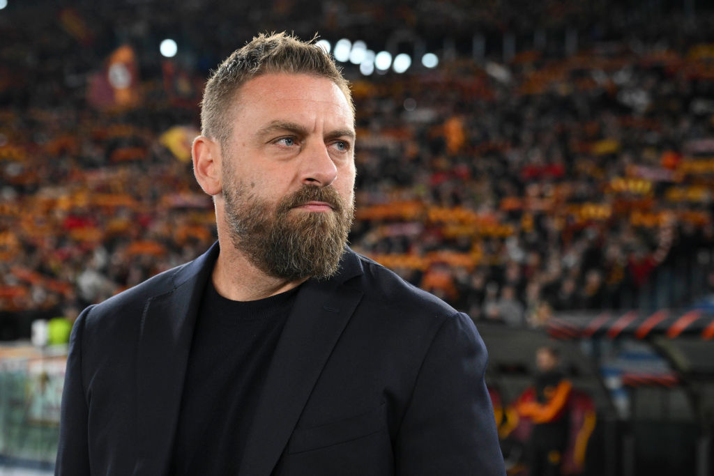 De Rossi durante una partita della Roma