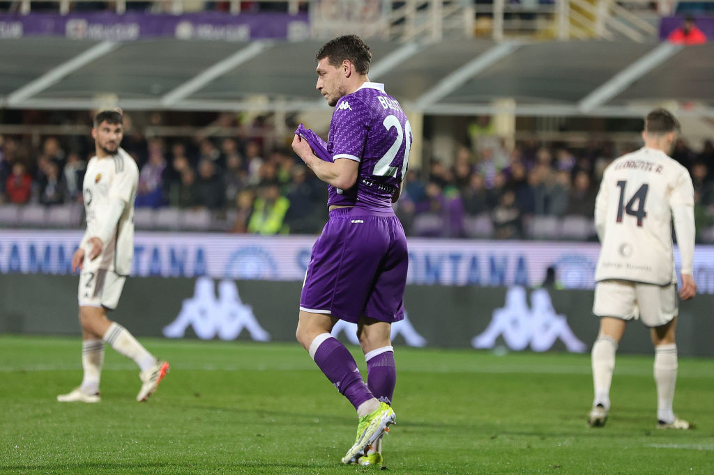 Andrea Belotti in campo