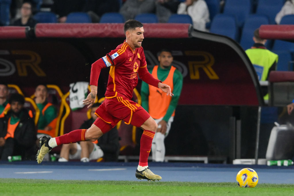 Pellegrini durante Roma-Sassuolo