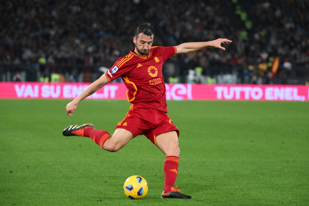 Cristante durante Roma-Sassuolo