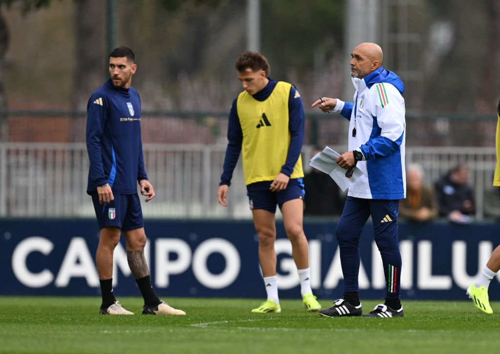 Luciano Spalletti e Lorenzo Pellegrini in Nazionale 